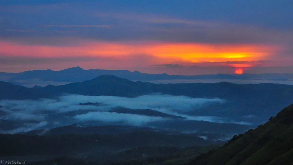 Mullayanagiri Peak Sunset View