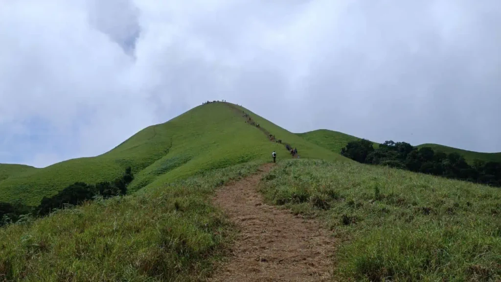 Netravati Peak path to summit