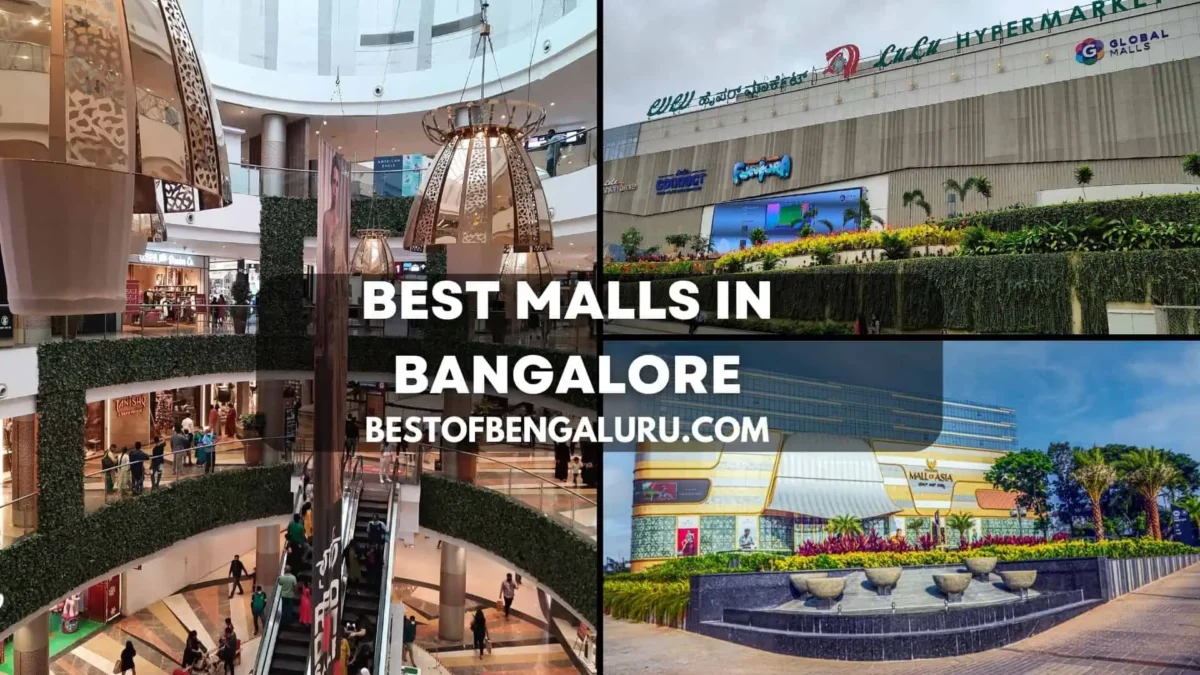 Best Malls in Bangalore, Phoenix Mall of Asia, Lulu Mall and Others