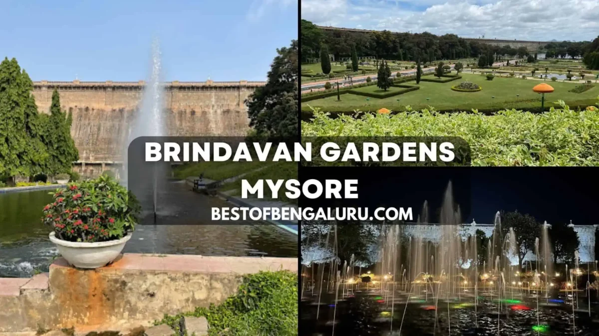 Brindavan Gardens Mysore Timings, Entry Fees, Fountain, and Light Show