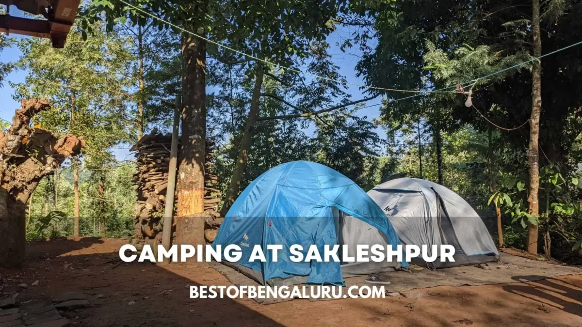 Camping at Sakleshpur
